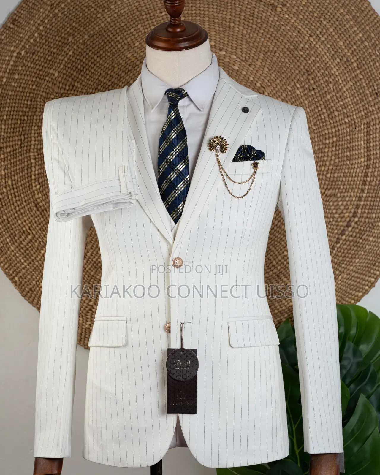  Suit S Open Cream Men's Og