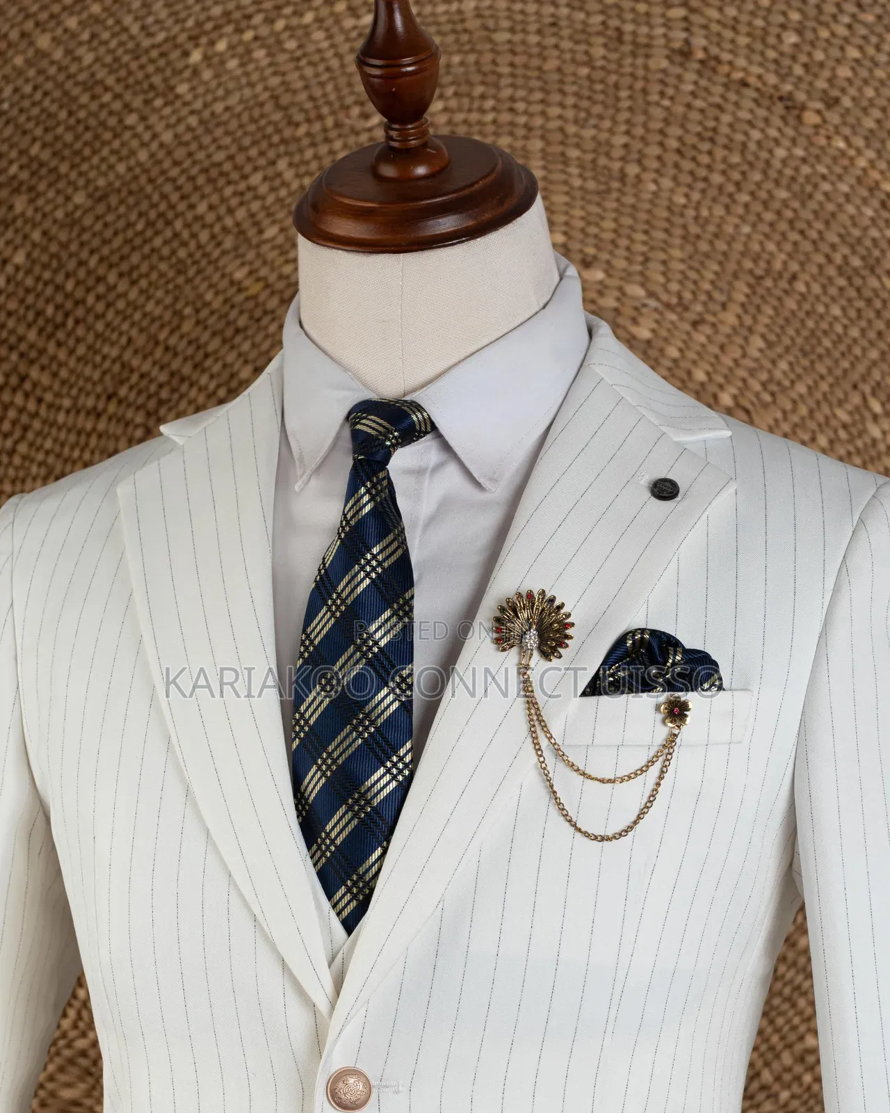  Suit S Open Cream Men's Og