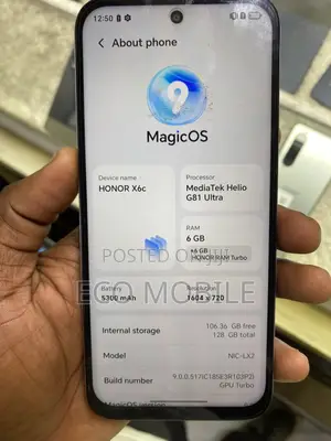 Honor X6C 128 GB White