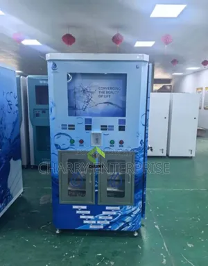 Commercial Double Door Water Vending Machine Kwa Biashara Ya Maji Safi