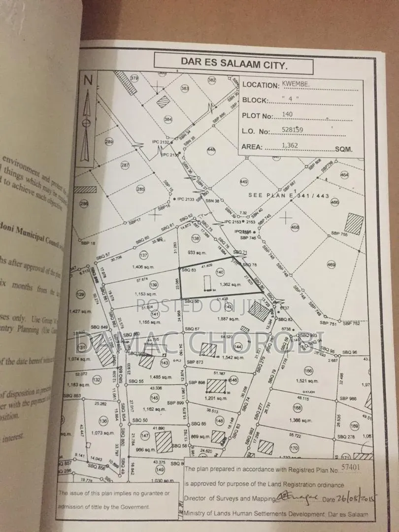 Plot for Sale Luguruni QMT 136