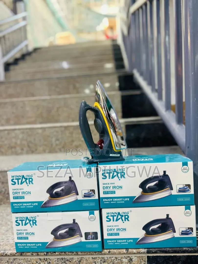 *Brand: Winning Star .* *Product : Dry Iron .* *Power: 1000watts