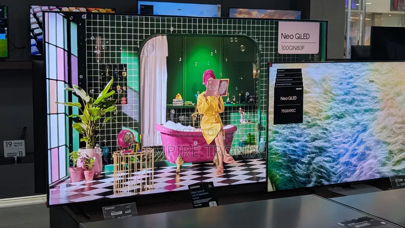 Samsung 100" Class Qn80f Neo Qled Smart Tv