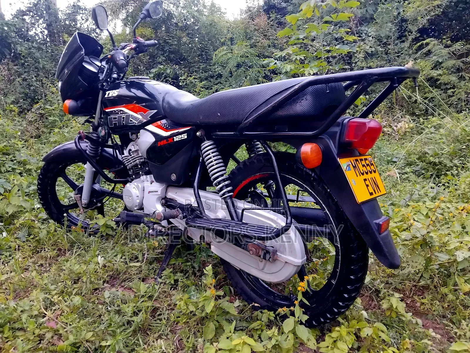 TVS HLX 125 2025 Black
