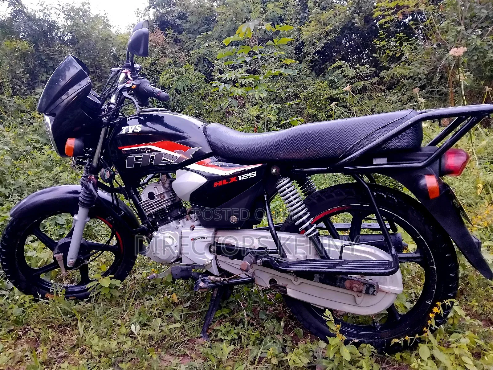 TVS HLX 125 2025 Black