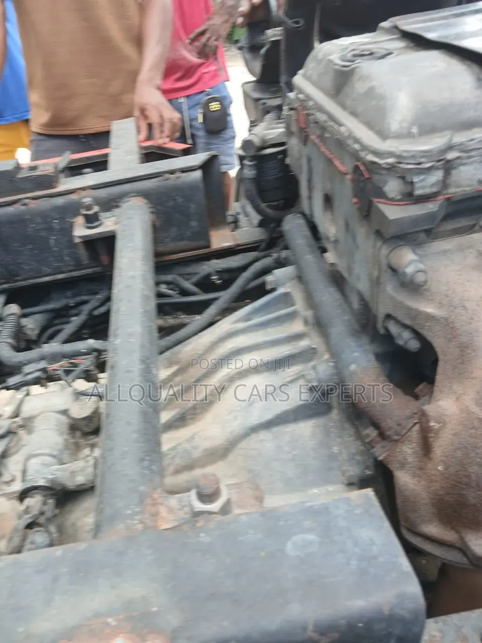 Mitsubishi Canter Tipper Engine 1998 White