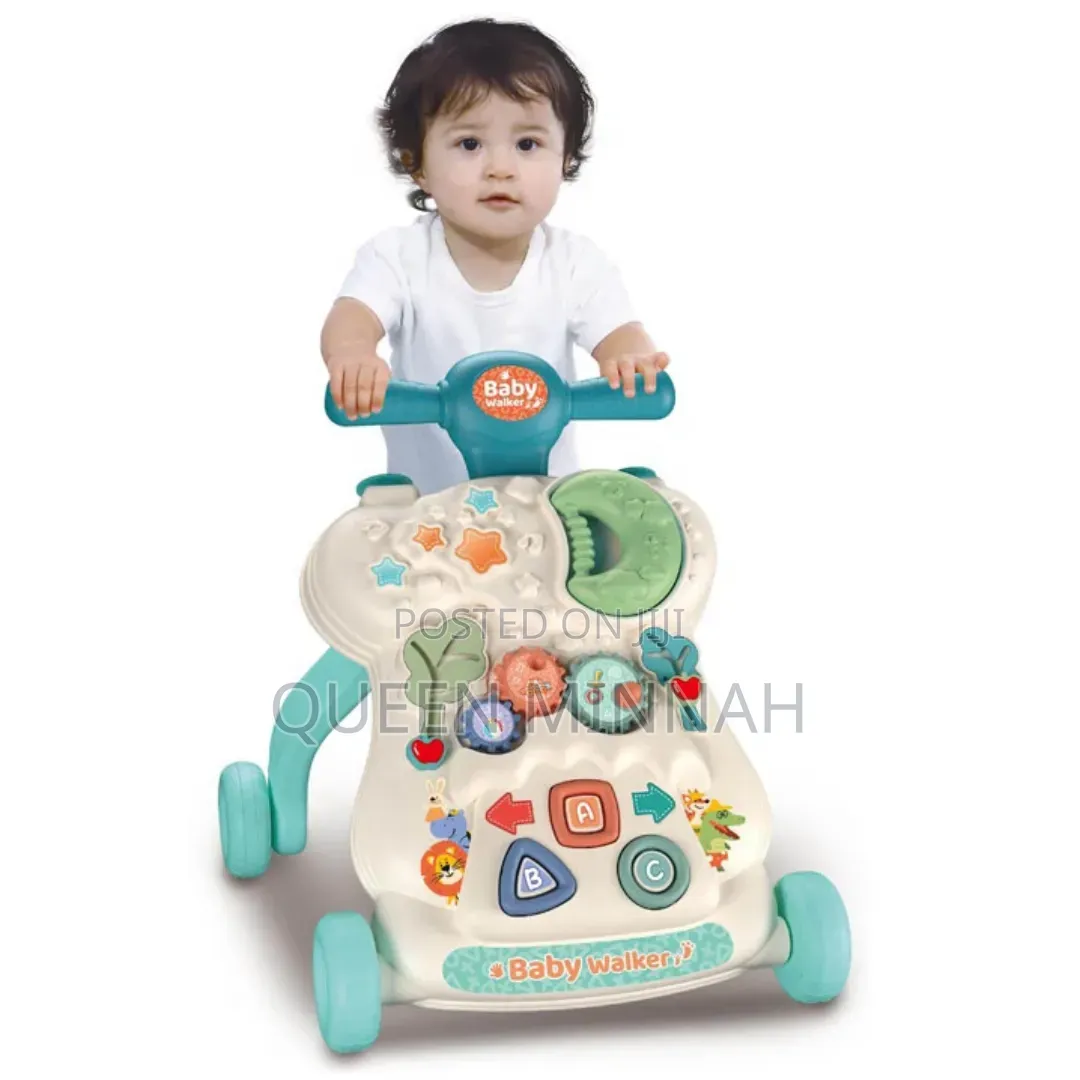 Multifunctional Baby Walker Rocking Function Plastic Frame