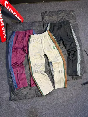 Needles Track Pants Crafted With Striped Side Webbing