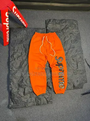 Supreme Satin Appliqué Joggerpants Available