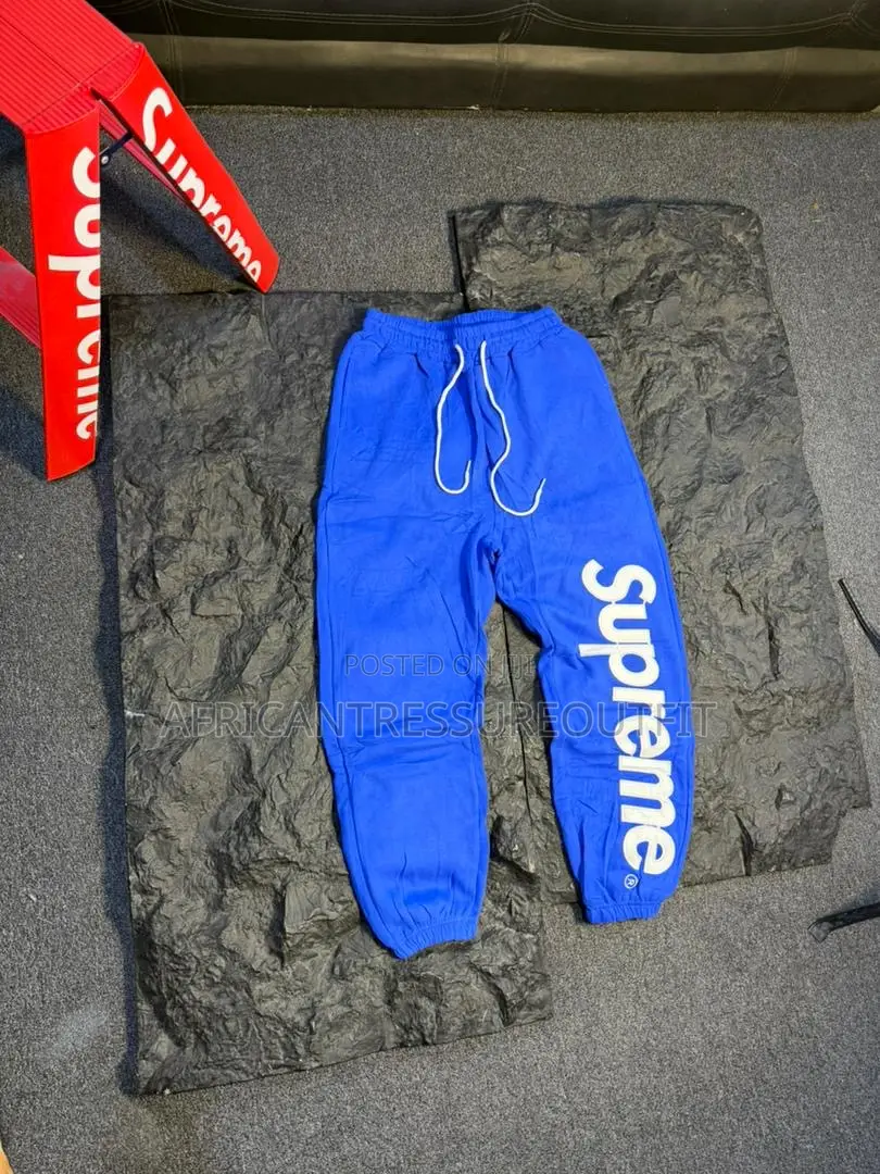 Supreme Satin Appliqué Joggerpants Available