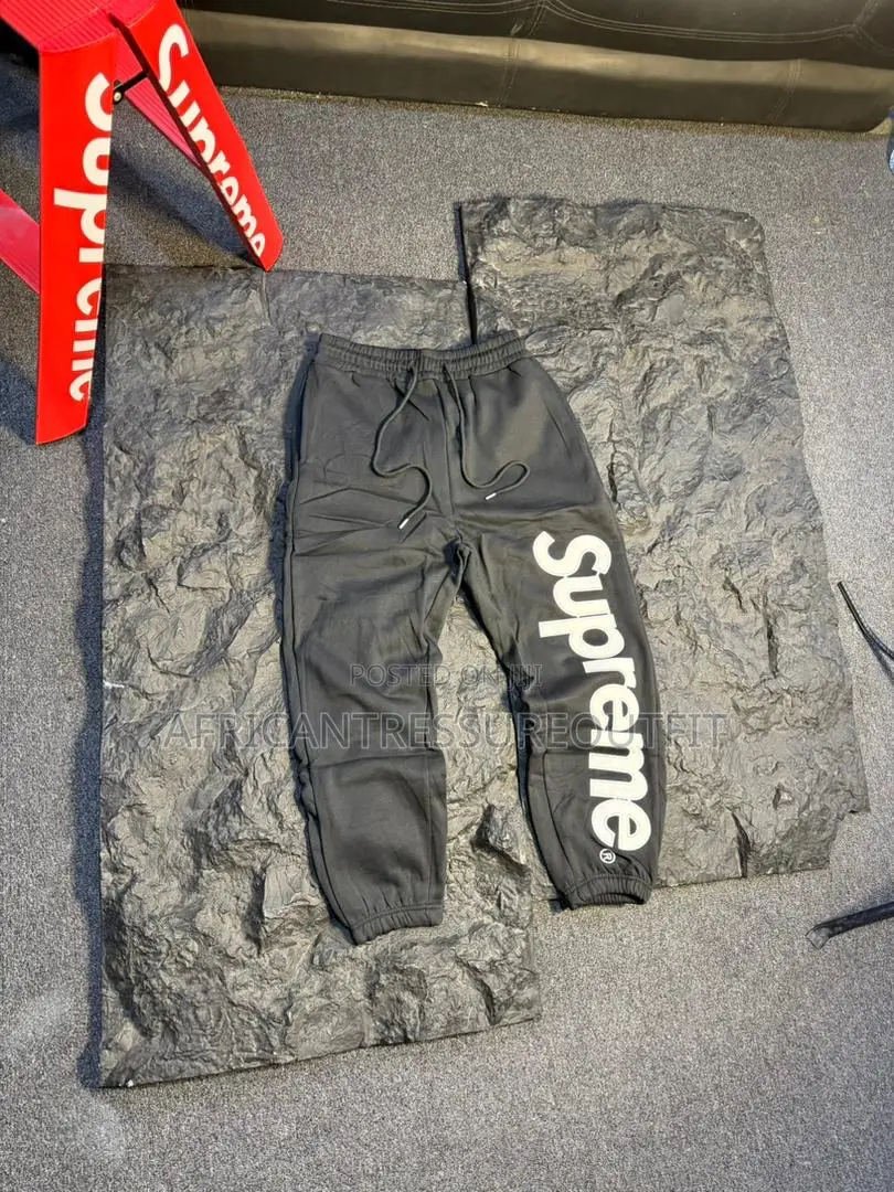 Supreme Satin Appliqué Joggerpants Available