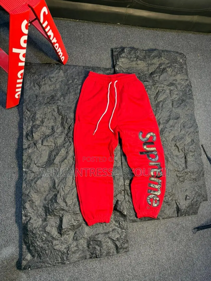 Supreme Satin Appliqué Joggerpants Available