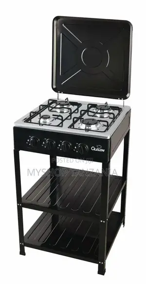 4 Plate Gas Cooker With Tray