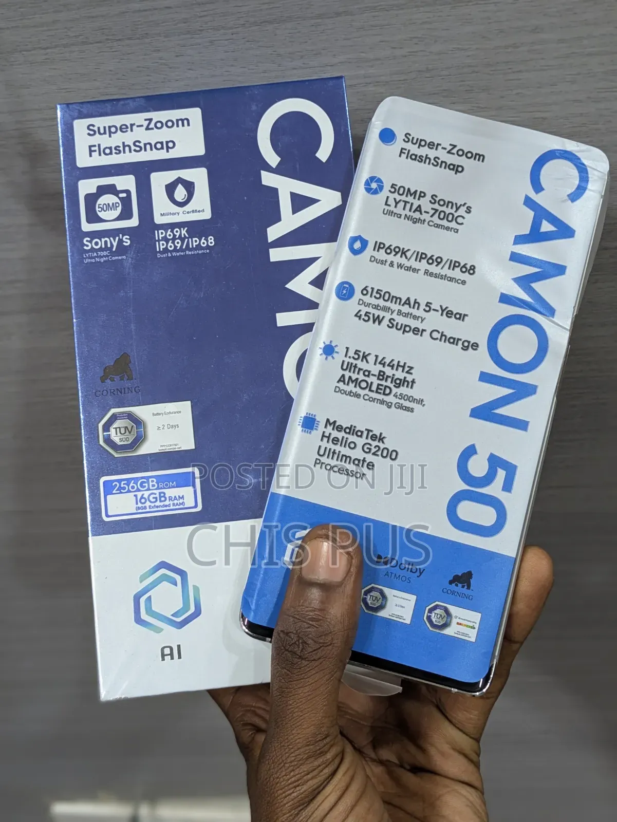 New Tecno Camon 50 256 GB Green