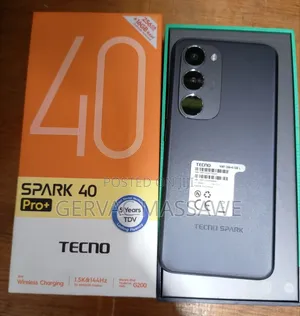 New Tecno Spark 40 Pro+ 256 GB Black
