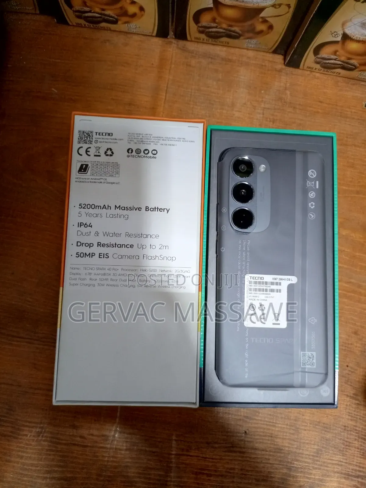 New Tecno Spark 40 Pro+ 256 GB Black
