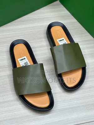 4 Smart Colours Leather Materials Quality Men's Sandals Open Shoes