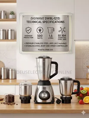 *Digiwave 3in1 Blender at 80,000*