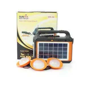 Solar Mini Kit Yenye Taa 3 (Waya Mita 2) Kwa Kila Taa 1