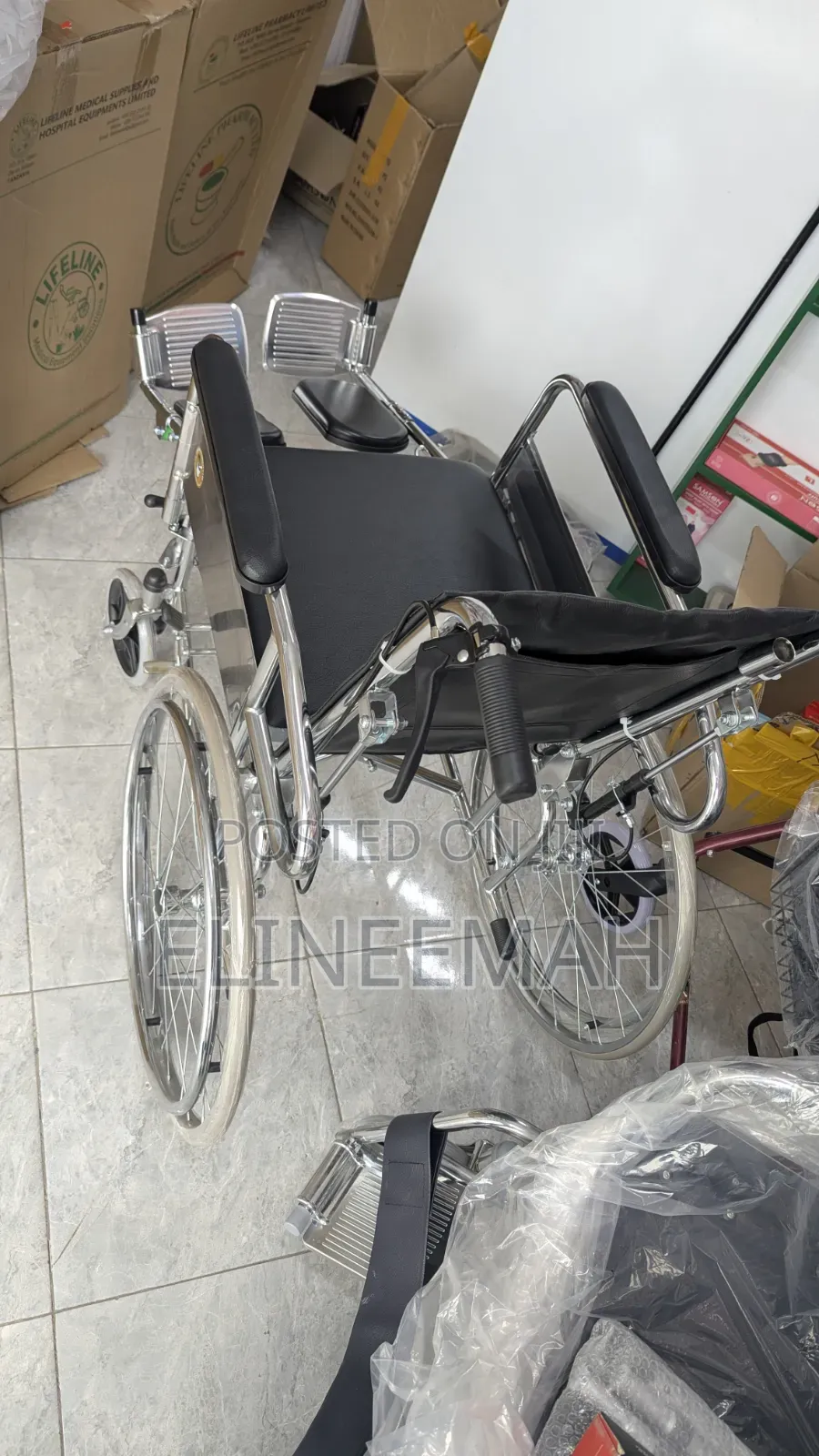 Reclining Wheelchair With Commode | Kiti Cha Matairi