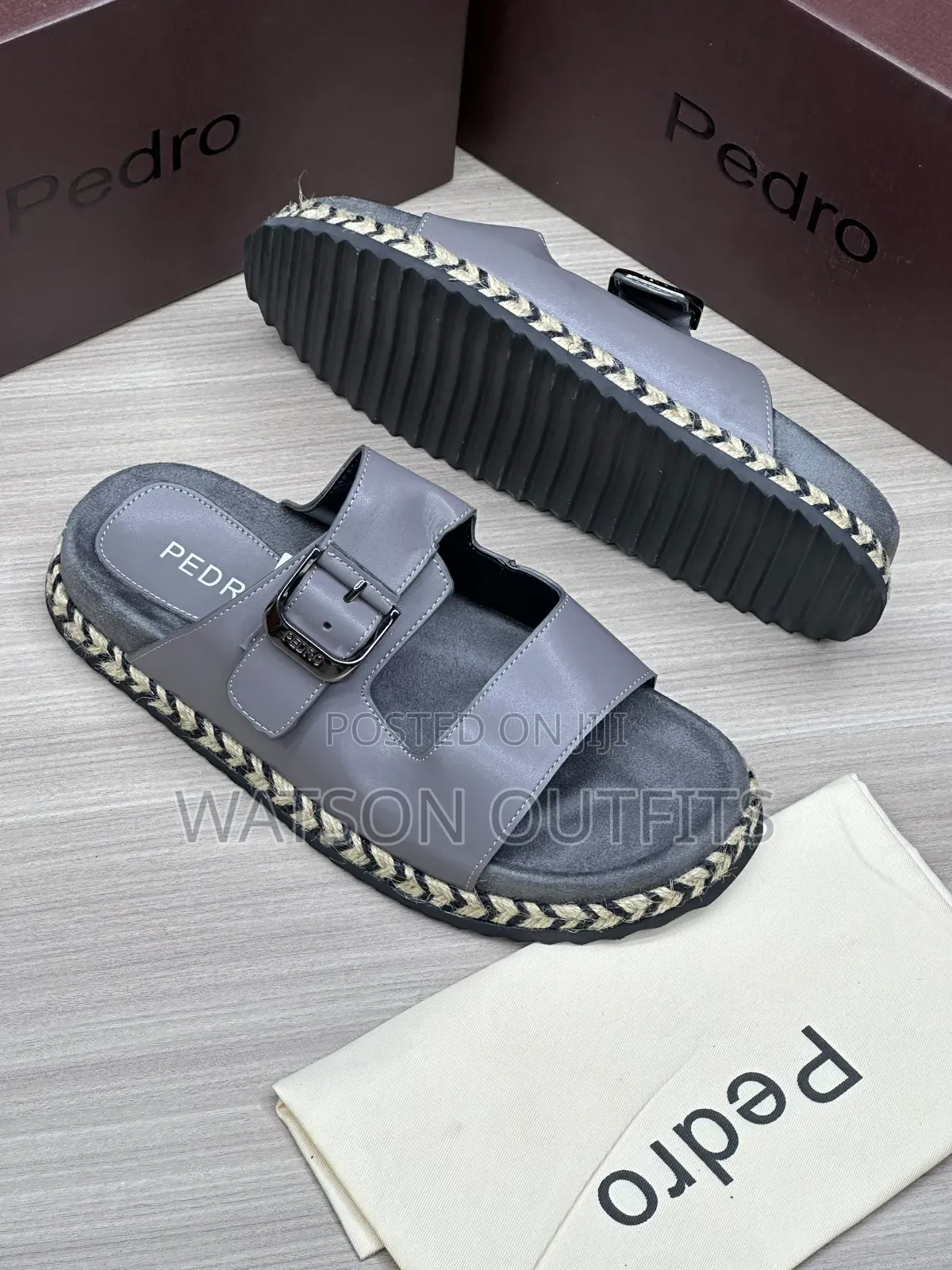3 Colours Pedro Brand 3 Styles Materials Quality and Original Sandals