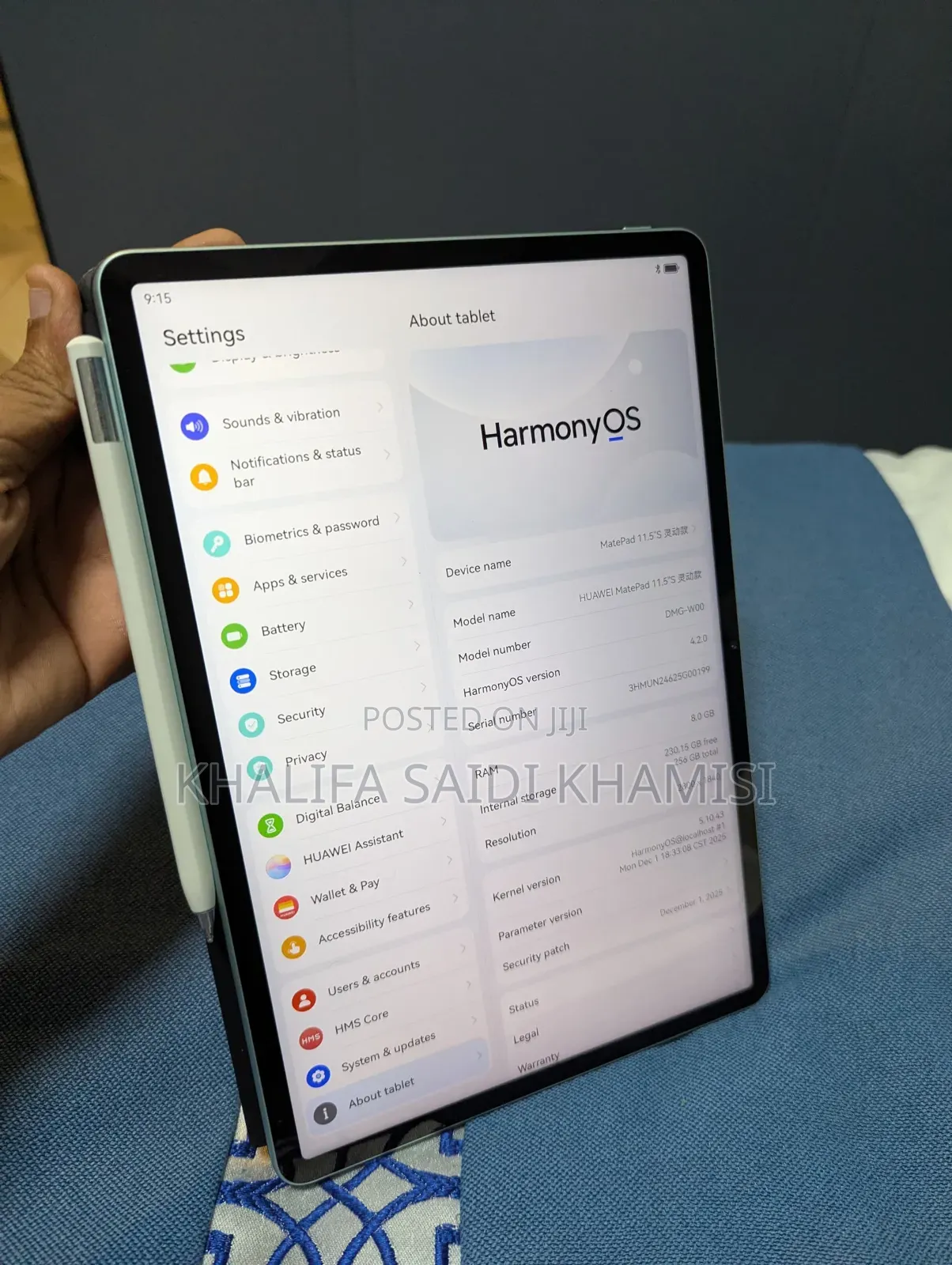 New Huawei MatePad 11.5 256 GB Black