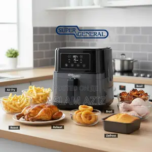 Super General Digital Air Fryer (Model Sgaf5501).