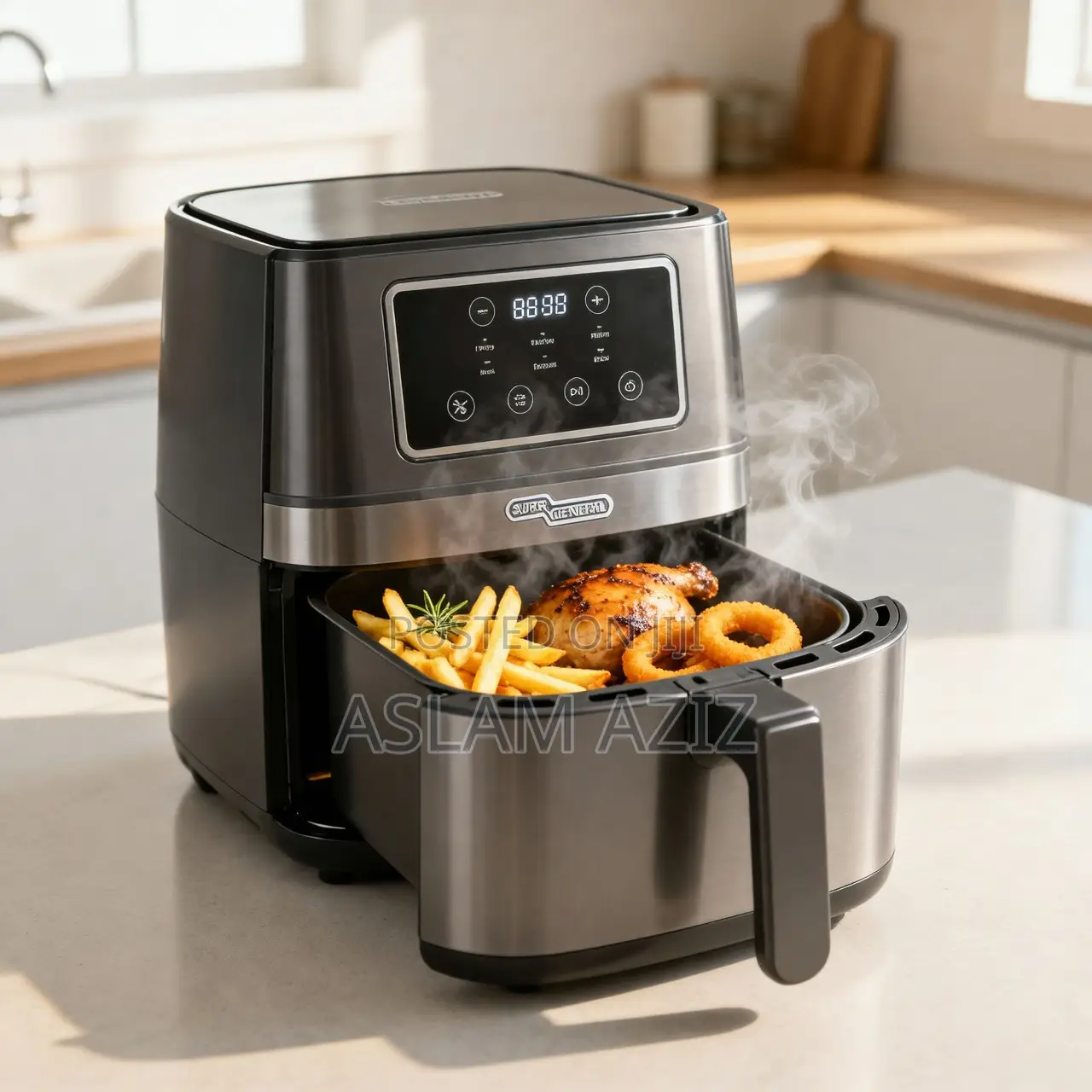Super General Digital Air Fryer (Model Sgaf5501).