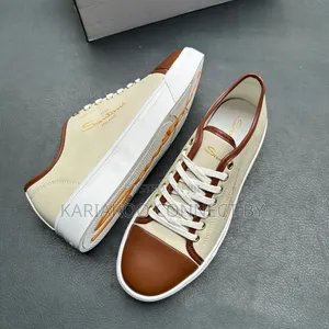 Santoni Leather Sneakers