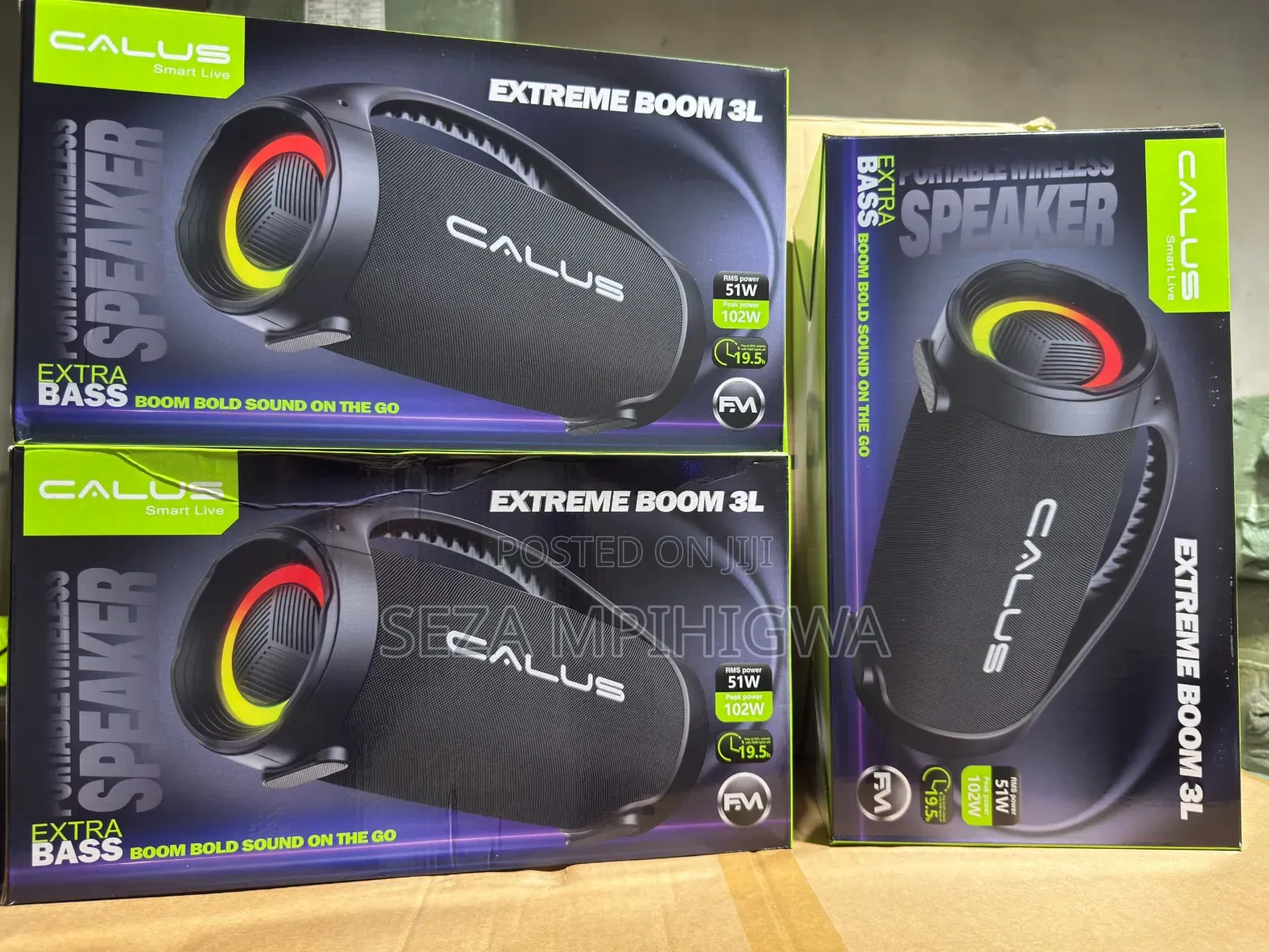 *Calus Wireless Speaker Original*  Model:- *Extreme Boom 3l