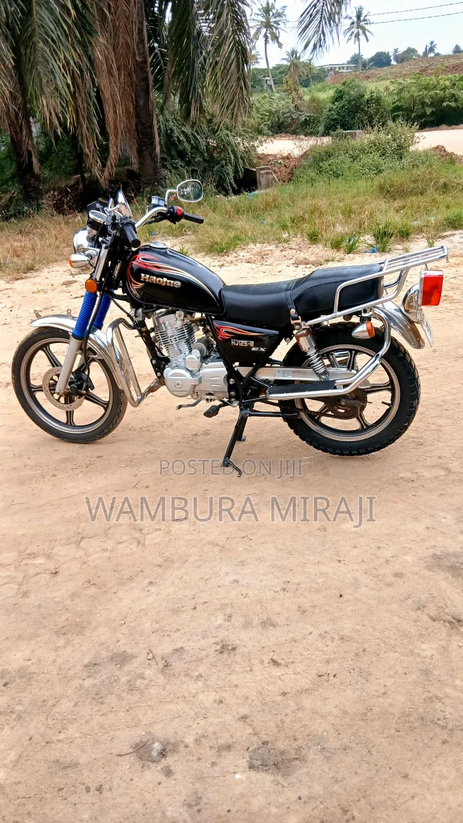 Haojue HJ125-8F 2025 Black