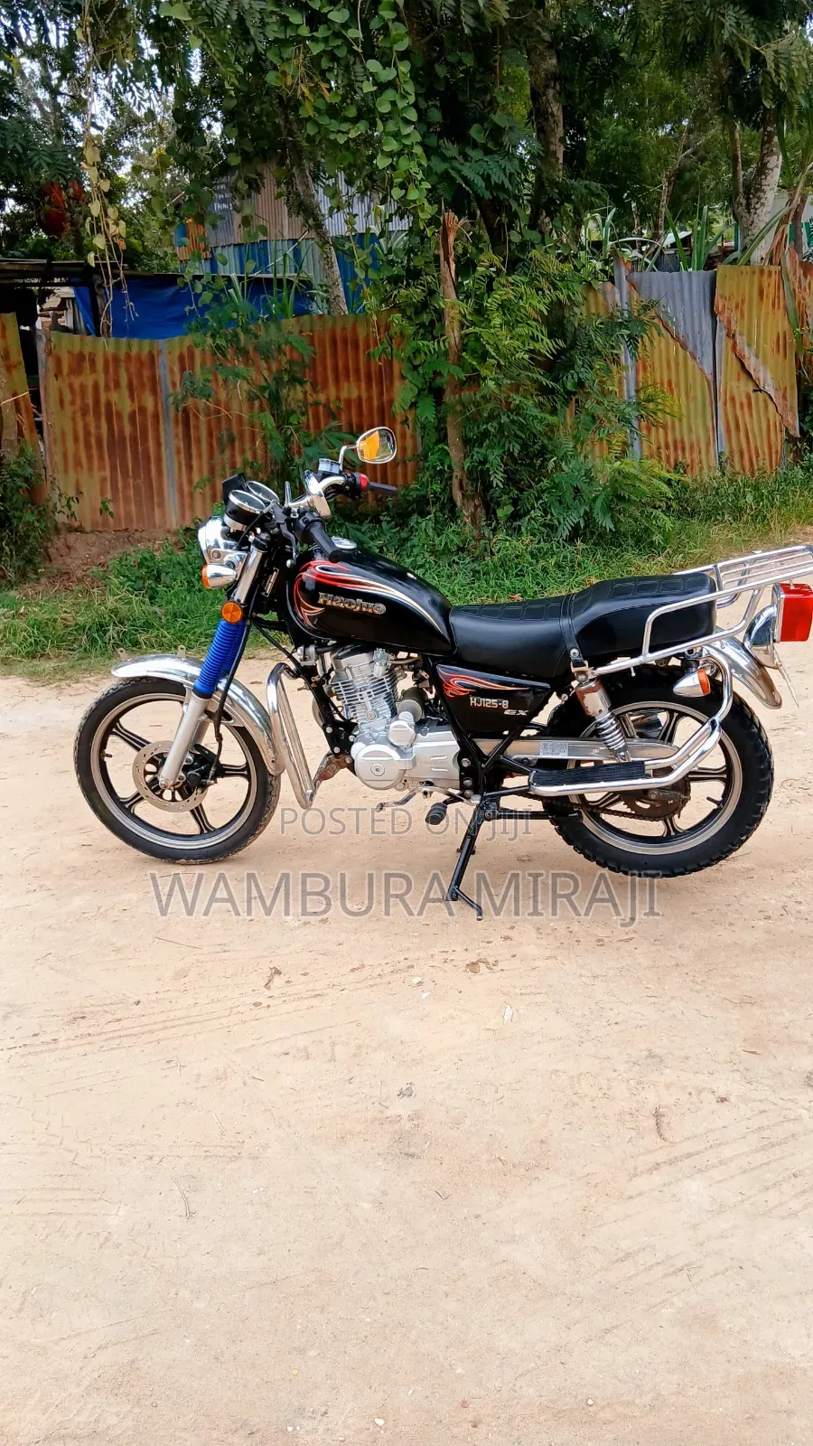Haojue HJ125-8F 2025 Black
