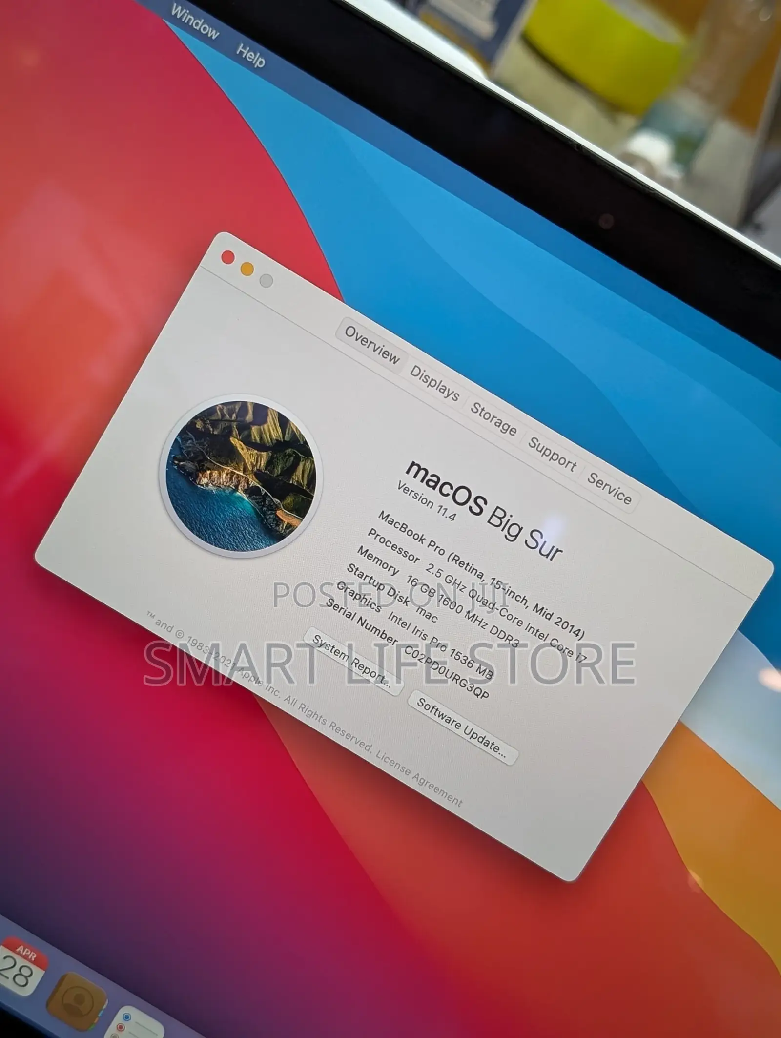 New Laptop Apple MacBook Pro 2014 16GB Intel SSD 512GB