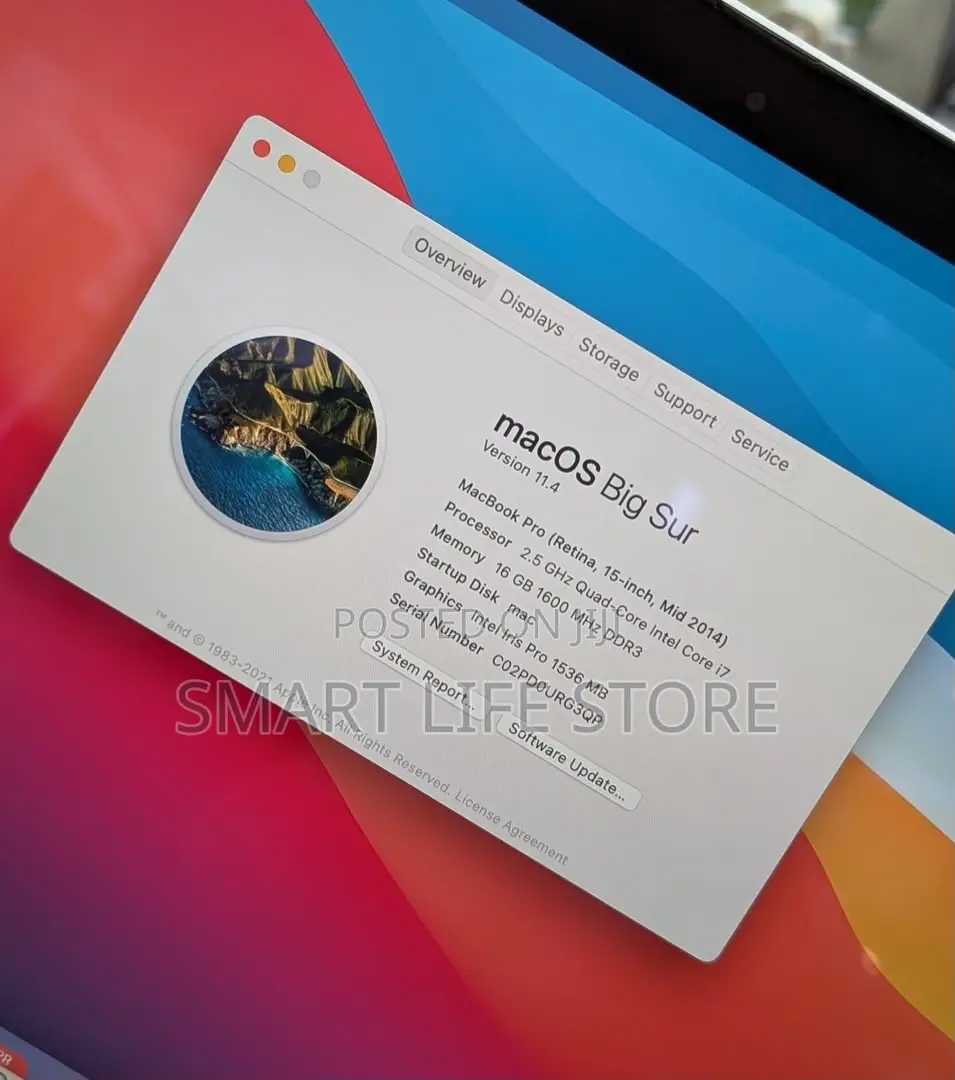 New Laptop Apple MacBook Pro 2014 16GB Intel SSD 512GB