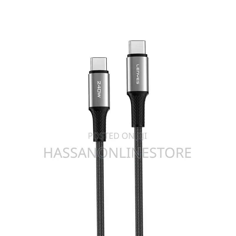 Lenyes Lc564 Type-C to Type-C Pd Braided Fast Charging Cable