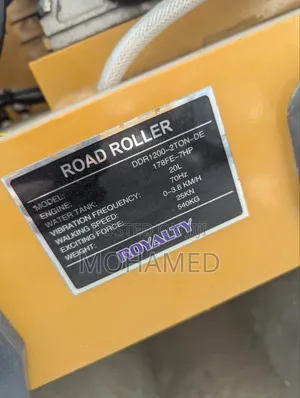Royalty Ddr1200-2ton-De Road Roller