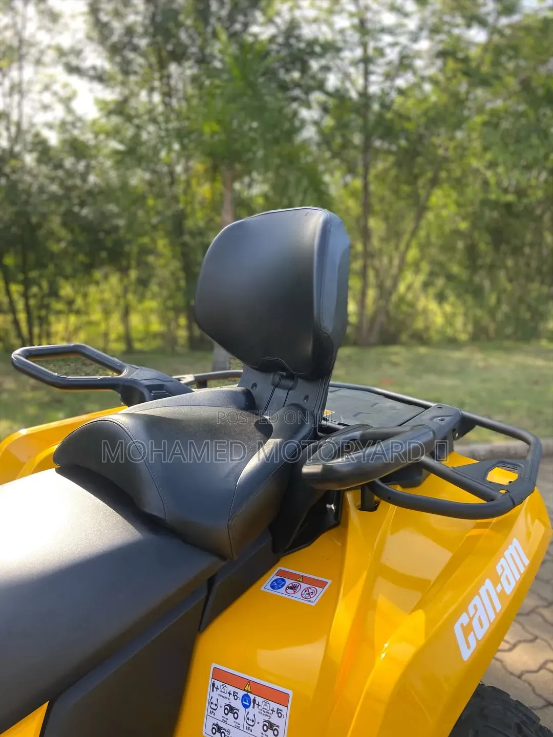 Can-Am Outlander 2016 Yellow