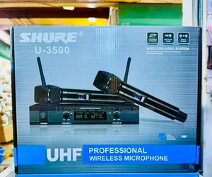Shure U-3500 Uhf Professional 2 Wireless Microphone System