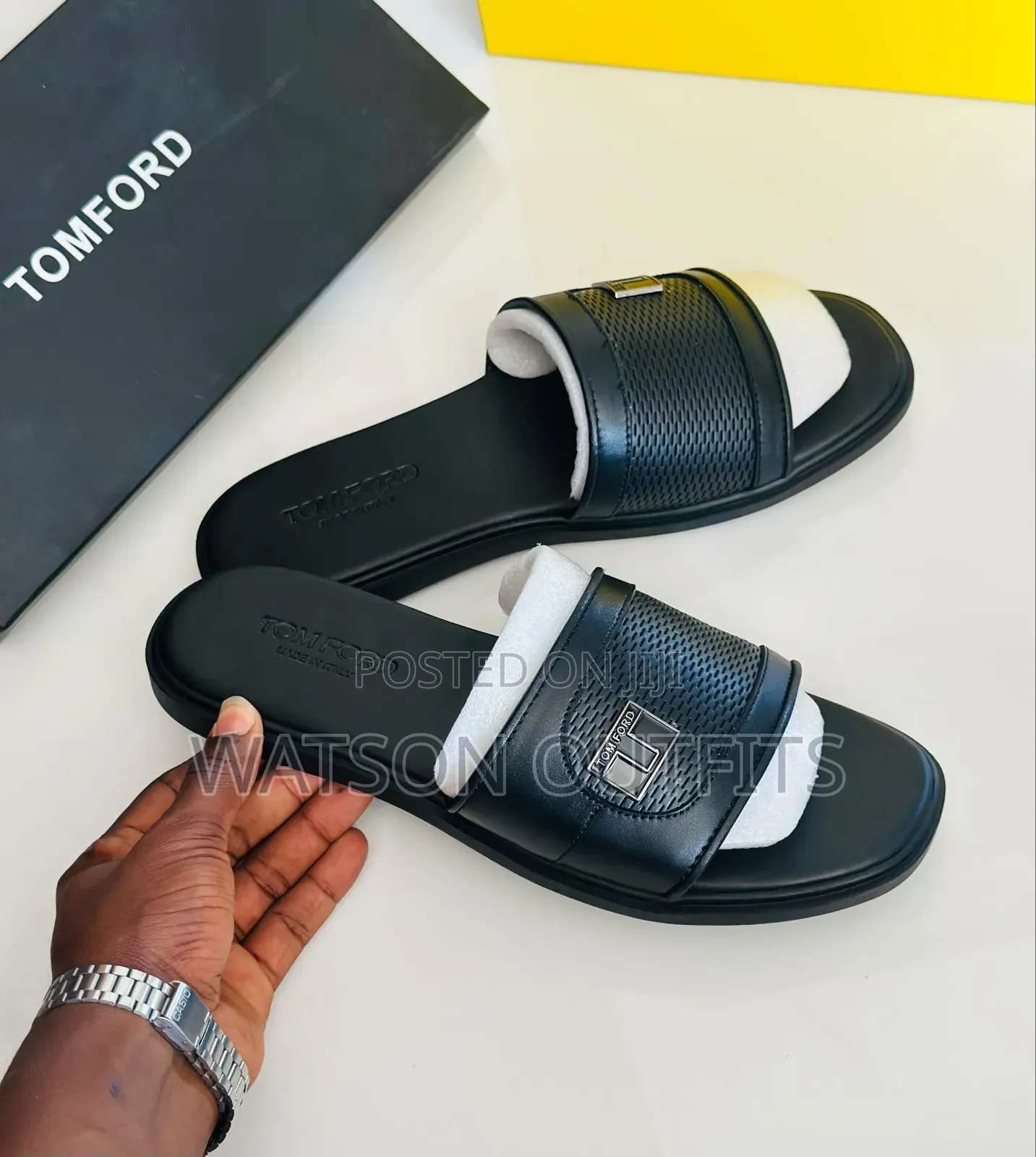 1 Colour Fendi Tomford Clarks Lv Men's Simpo Sandals Materials Smart