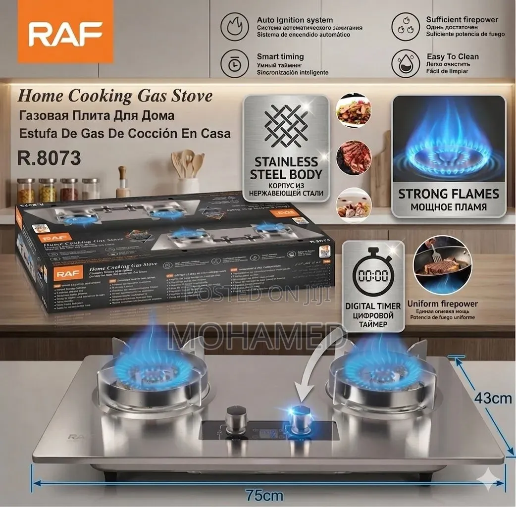  Raf Built in 2 Gas Burner 
