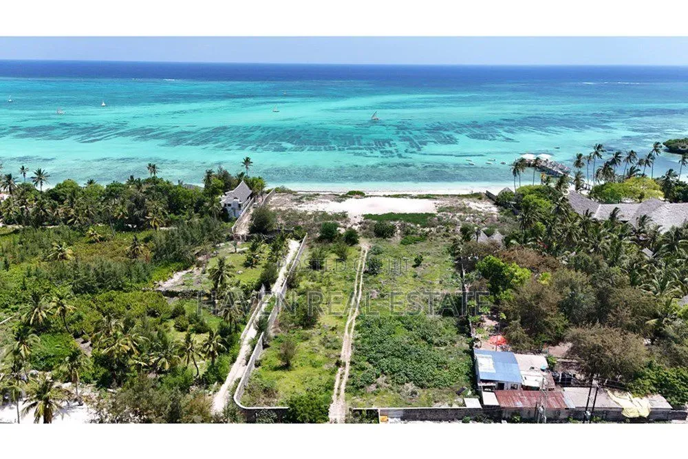 Prime Beach Plot for Sale at Jambiani Zanzibar