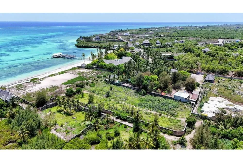 Prime Beach Plot for Sale at Jambiani Zanzibar