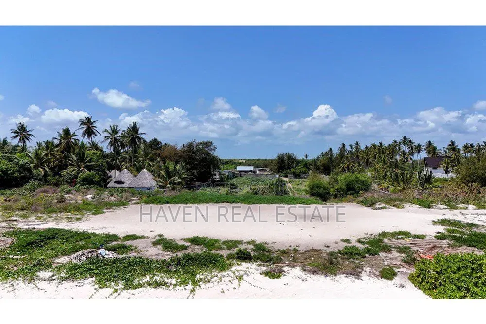 Prime Beach Plot for Sale at Jambiani Zanzibar