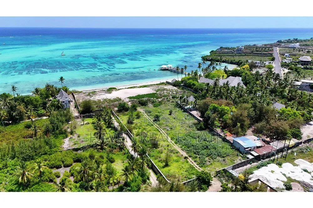 Prime Beach Plot for Sale at Jambiani Zanzibar