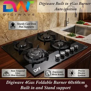  Digiwave Built in 4 Gas Burner 