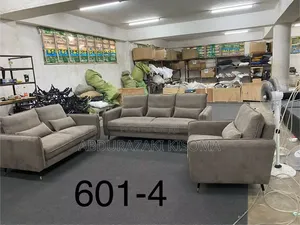 Wholesale Brown Fabric Sofa Suite - Model 601-4
