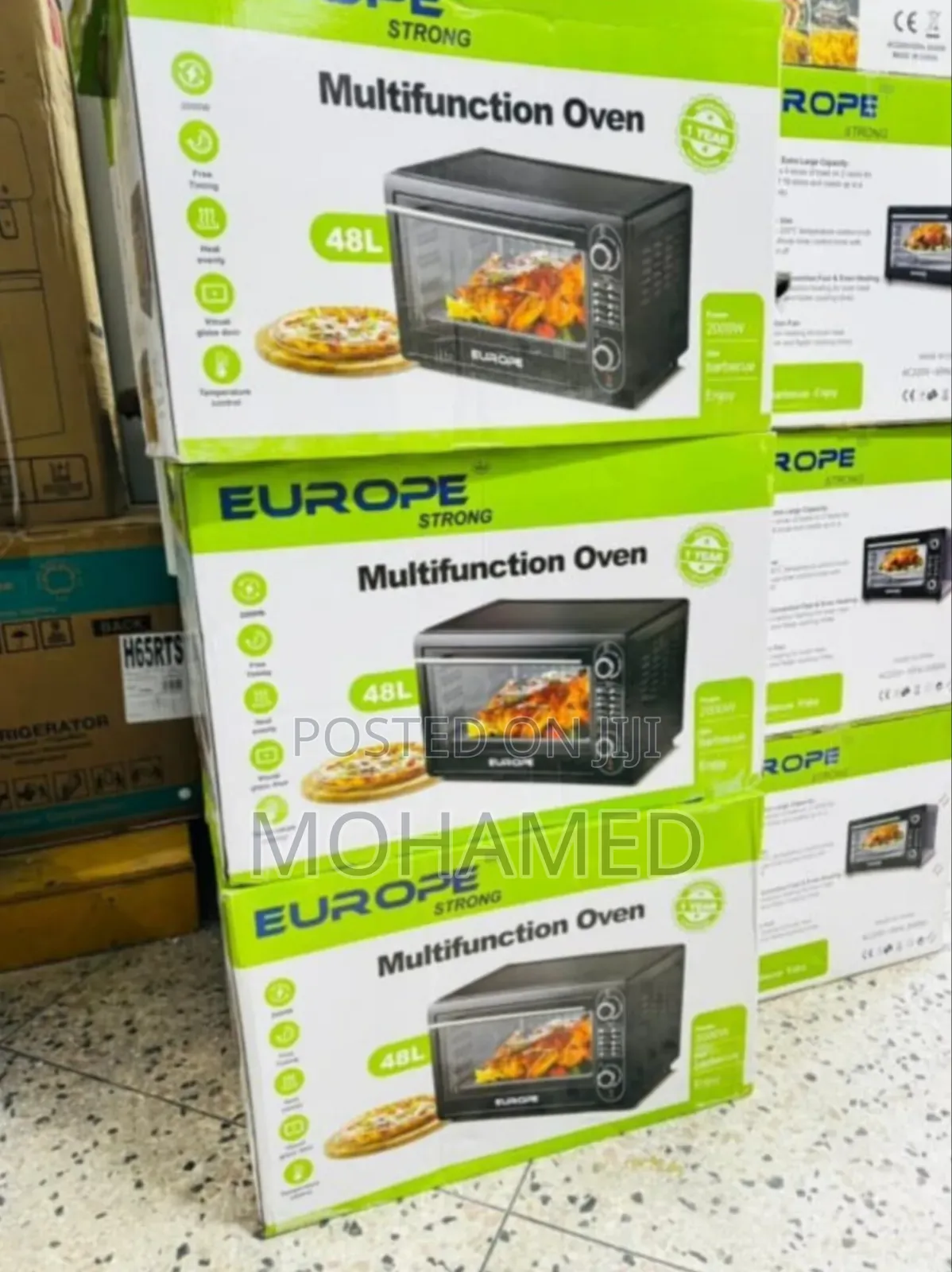 Europe Oven Capacity: 48 Litres