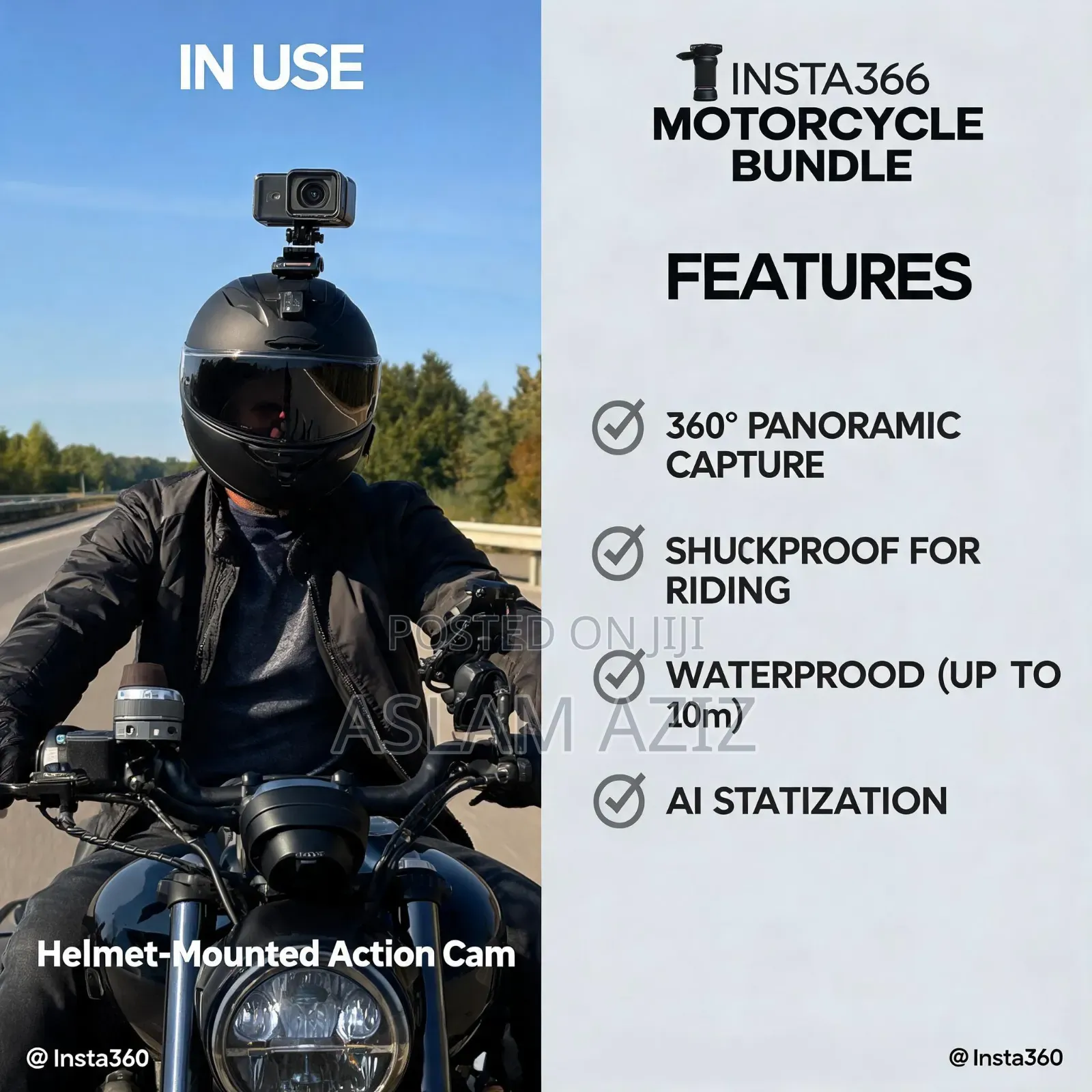 Insta360 Motorcycle Bundle