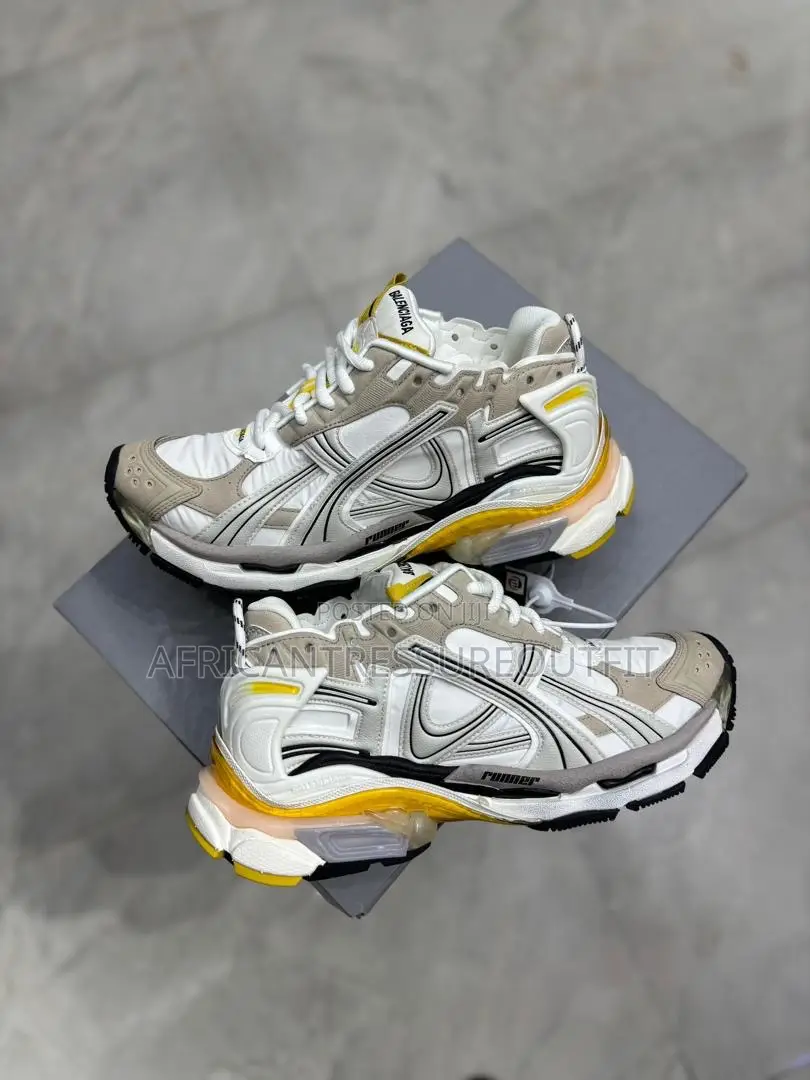 Balenciaga Runner Sneakers Constructed From Mesh,Nylon,Suede