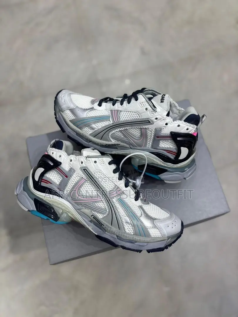 Balenciaga Runner Sneakers Constructed From Mesh,Nylon,Suede